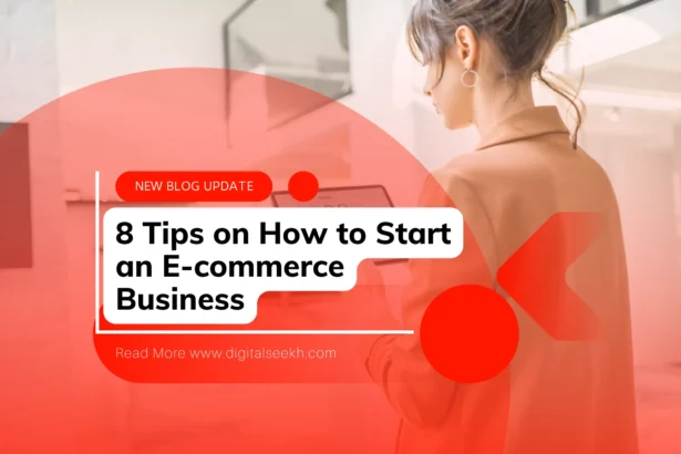 Image of a computer displaying a well-designed online store interface, representing the essential tips for starting a successful e-commerce business.